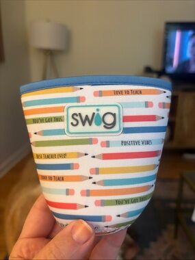 Swig Pencil Print Neoprene Can Cooler - Multi